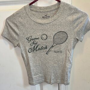 Hollister Gray Crop Top